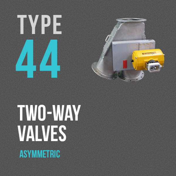 Zweiwegeverteiler asymmetrisch - Type 44